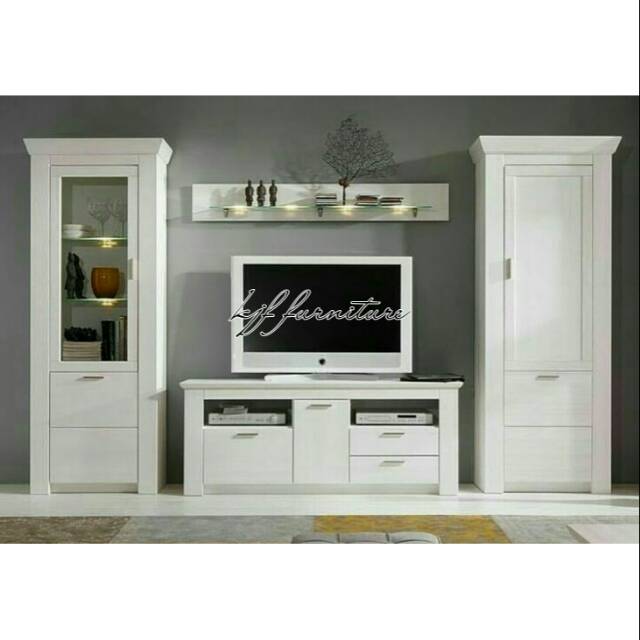 Lemari tv Bufet tv duco set lemari hias duco produksi jepara