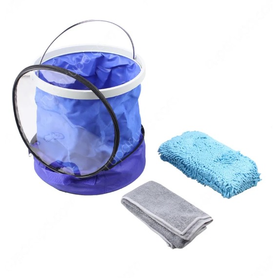 Proclean Bucket Car Wash Paket Peralatan Untuk Mencuci Mobil isi 3 Dengan Ember Pro Clean