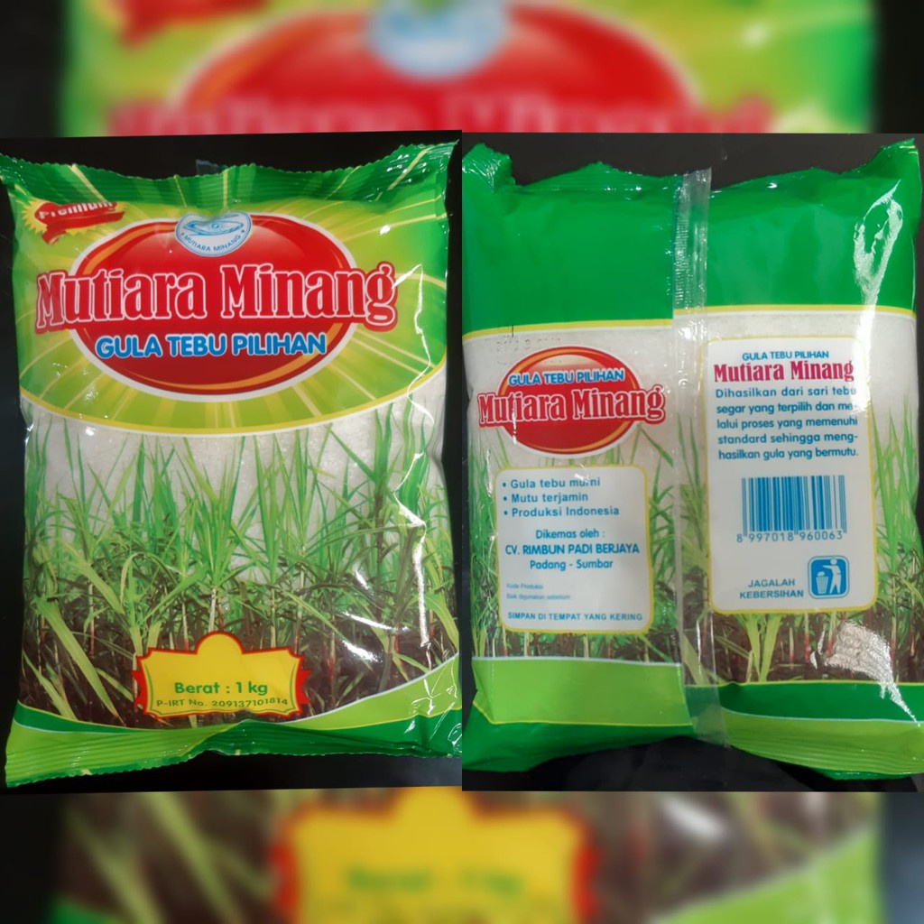 

Gula Pasir Premium Mutiara Minang ukuran 1kg