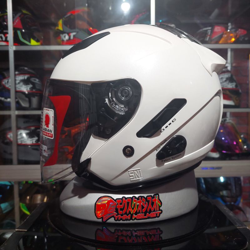 Helm Kyt Galaxy Slide Flat R Terbaru Warna Solid