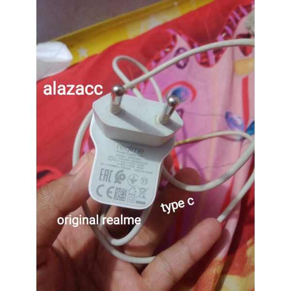 Charger Realme 18W Original bekas 100% bawaan Hp