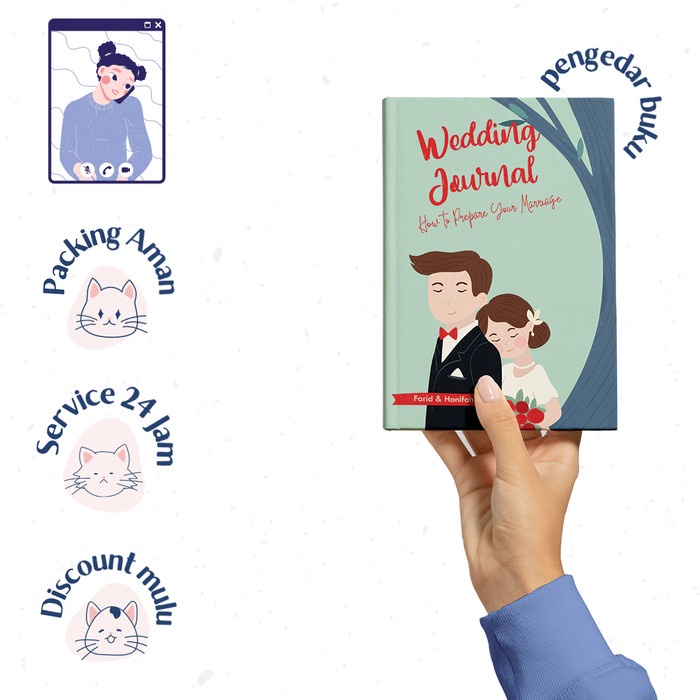 

[RESTOCK] BUKU JURNAL NIKAH - WEDDING JOURNAL