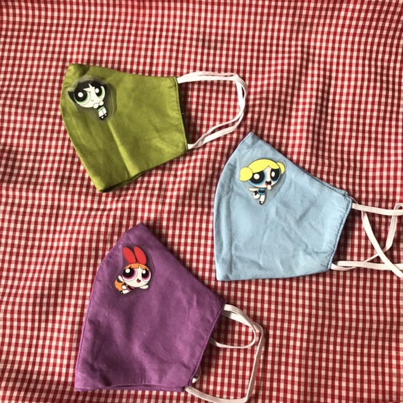 Masker Kain PowerPuff Girls