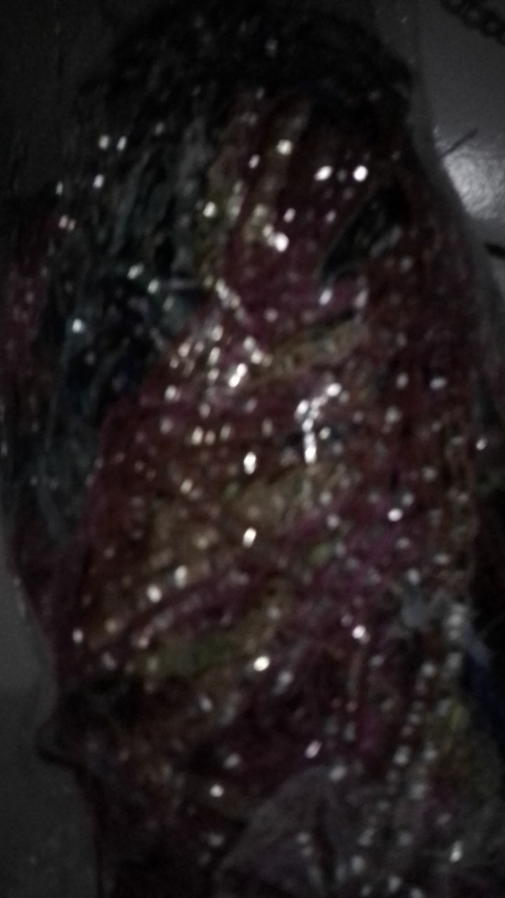 Tirai Benang Gliter Pintu / Jendela - Rainbow Terang / Tirai Rainbow Glitter