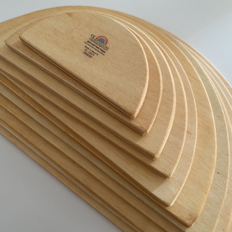 Preloved Grimms Semi Circle Natural