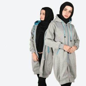 vc HIJAKET jaket abu  " pakaian jaket wanita