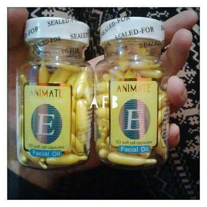 Animate Serum Vitamin Wajah / Aloe Vera Facial Oil 1Botol 60pcs