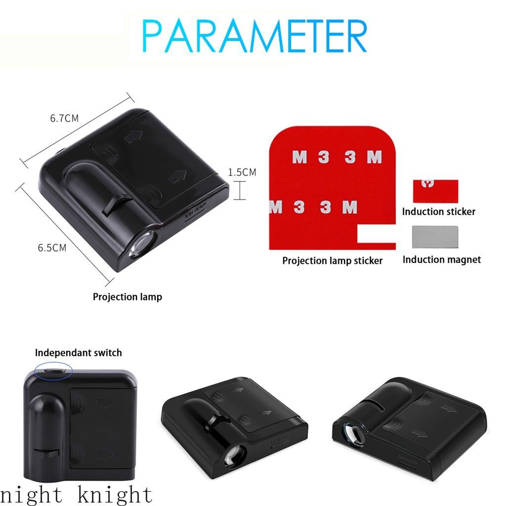 2pcs Lampu Proyektor Laser Led  Otomatis Untuk Pintu Mobil Morris Garasi mg Zs Hs Gs mg 5 mg 6 mg 7