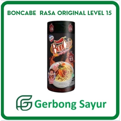 

KOBE BonCabe Bon Cabe Rasa Original Level 15 Sambal Tabur Per Botol