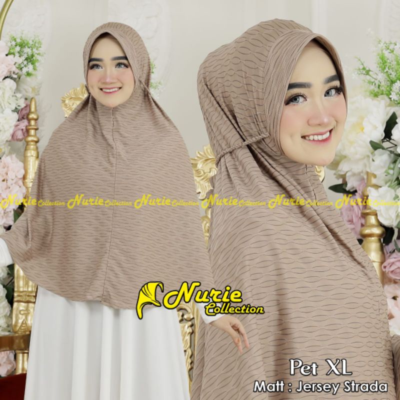HIJAB/JUMBO XL/PET STRADA/BY.NURIE/JUMBO KEPANG/NEW