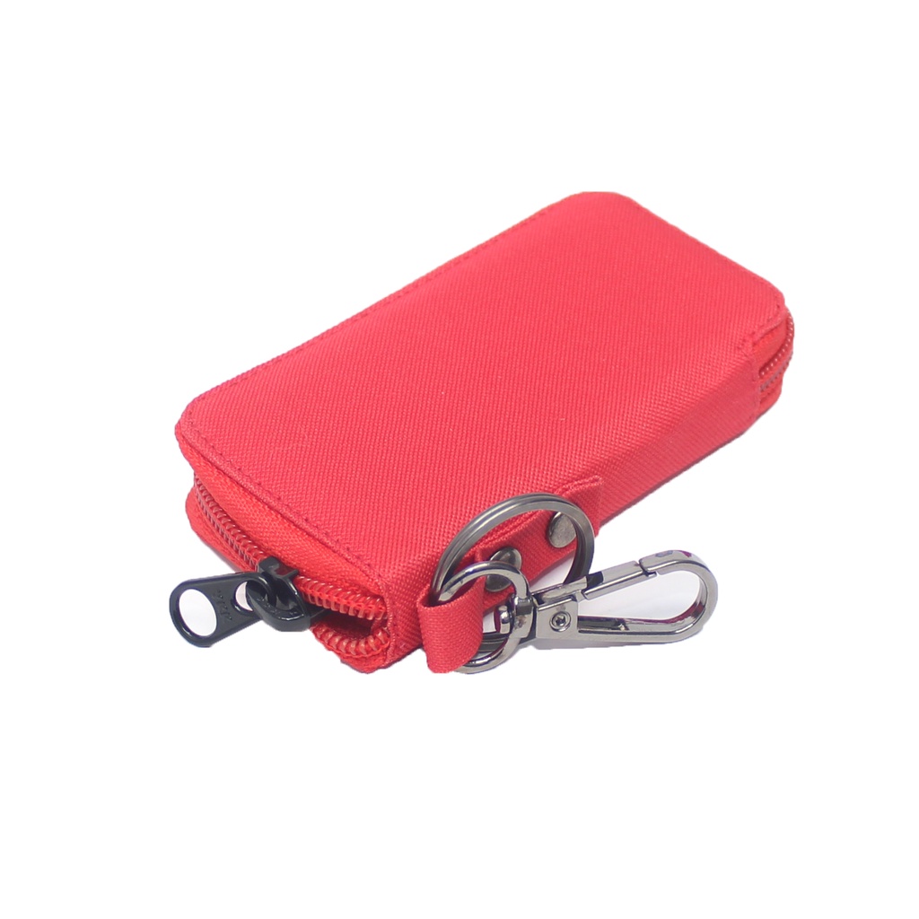 EMDS121 Gantungan Kunci Remote motor mobil keyless Dompet STNK - MERAH