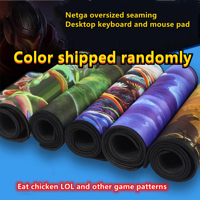 Large luxury home net gaming gaming chicken pattern mouse pad precision seaming pad 300 * 800 * 3mm