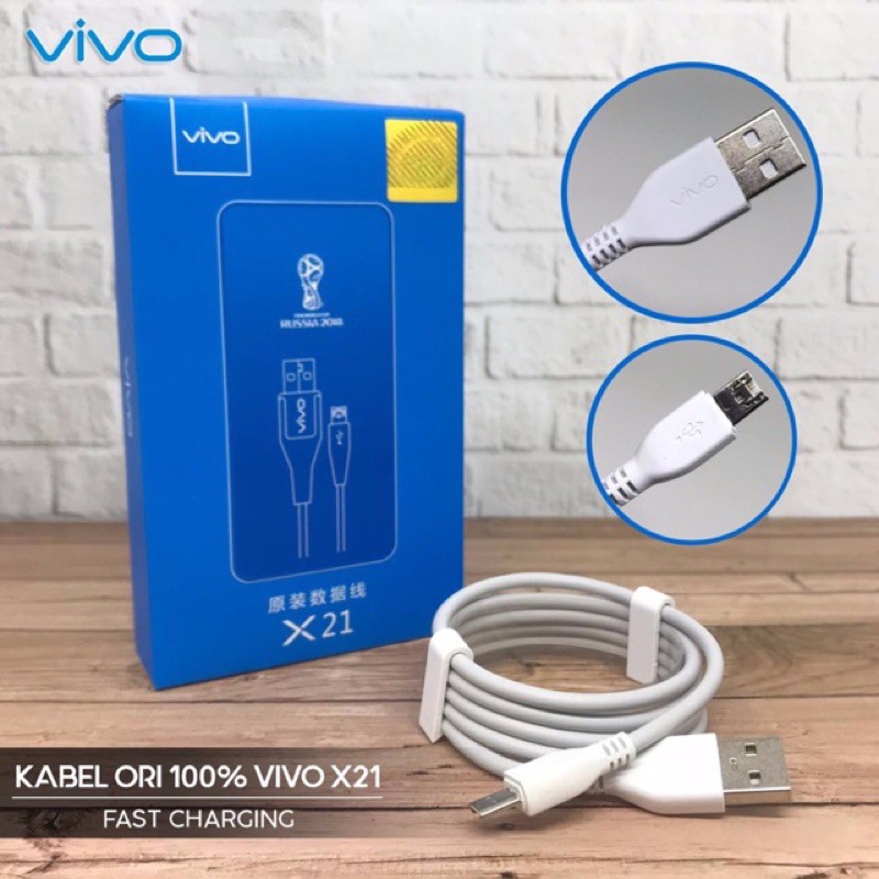 Kabel Data Vivo X21 USB MICRO X27 X27 Pro Original 100% Super Charge USB Type C