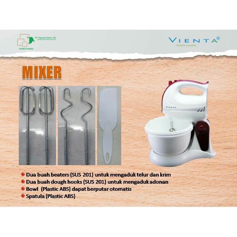 Mixer Vienta Percepatan 5 + Pulse GARANSI RESMI VIENTA