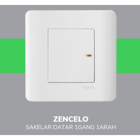 Schneider Zencelo Saklar Engkel ( Putih / Dark Bronze )