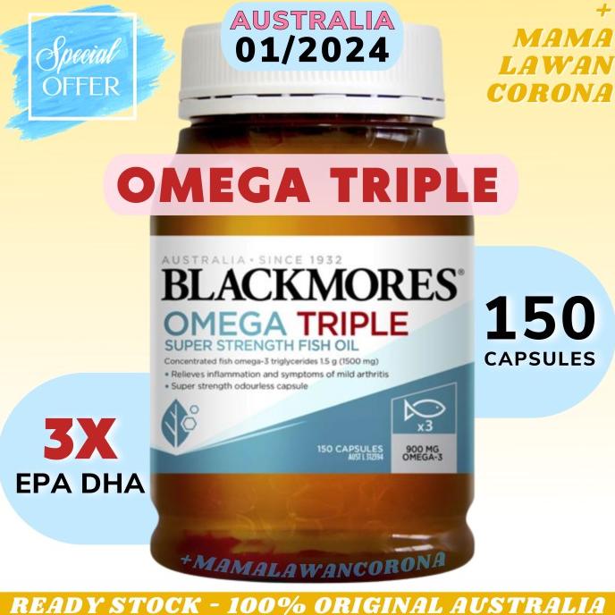 BLACKMORES Omega 3 Triple Concentrated Fish Oil / Ultimate
