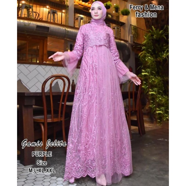 gamis jelita/kebaya dress modern/gamis pesta/wisuda