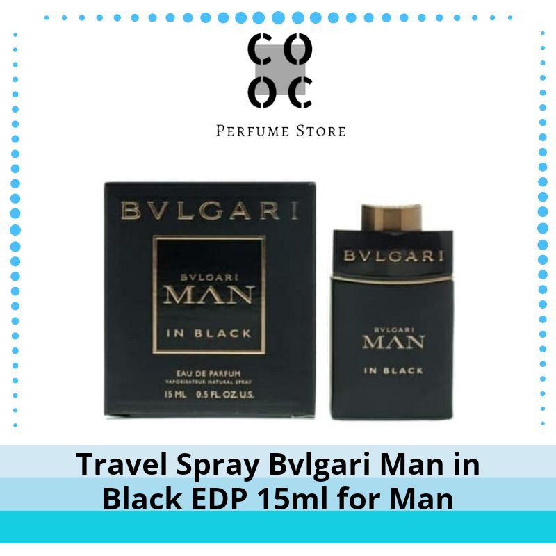 Travel Spray Bvlgari Man in Black EDP 15ml for man