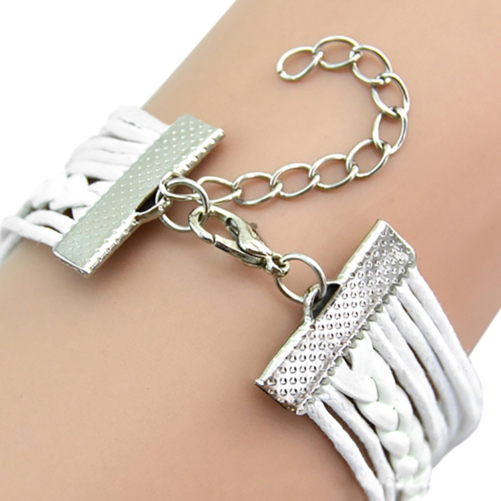 Hu Hu Hu Hu Hu Alat Bantu Pasang Kacamata♡ Gelang Multilayer Gaya Vintage Motif Panah Cupid Untuk Club