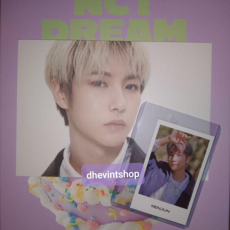 [READY STOCK] OFFICIAL POSTCARD POLAROID POLA FROM HOME RENJUN PHOTOCARD