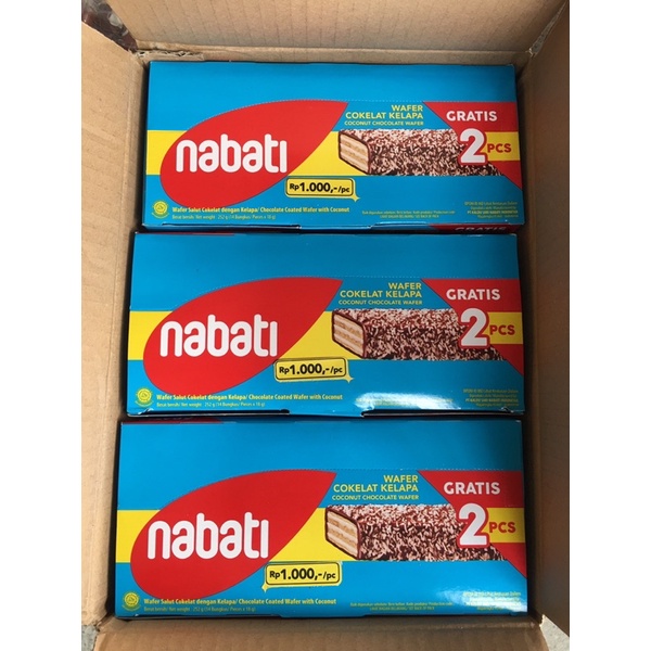 

Wafer coklat kelapa nabati