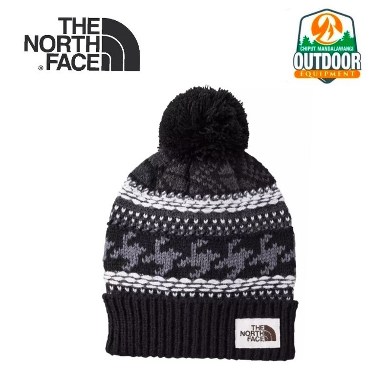 The North Face Fair Isle Beanie Kupluk TNF Black