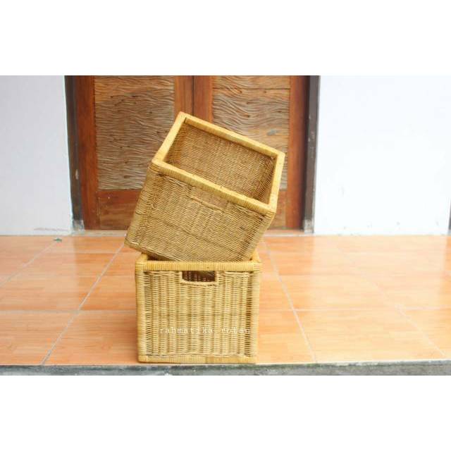 Box rotan serbaguna storage box rattan Shopee Indonesia