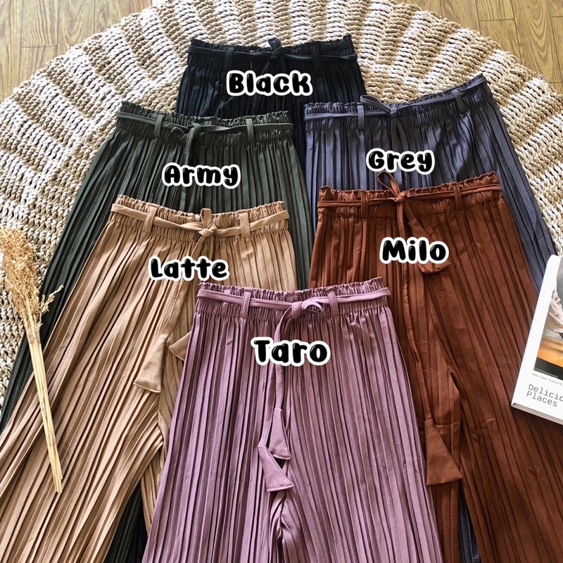 BTC_SOLO01 || KULOT PLISKET PREMIUM || KULOT PLISKET TALI LONCENG TERMURAH BEST SELLER || CELANA KUL