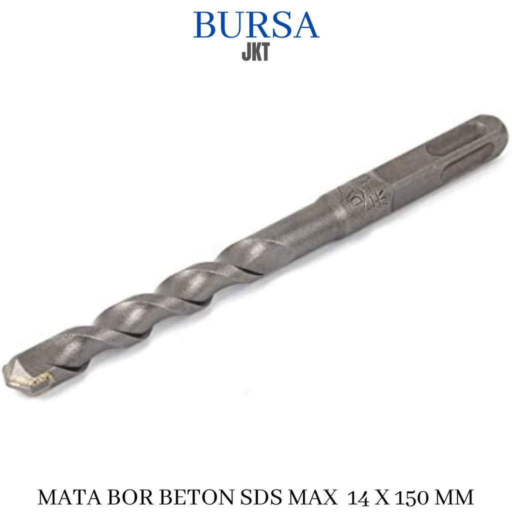 SDS MAX MATA BOR BOBOK PAHAT BETON TEMBOK 14 MM BETON HAMMER DRILL PANJANG 150 MM