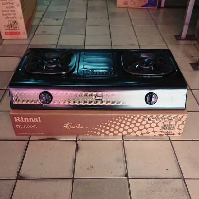Kompor Gas Rinnai RI 522S RI522S RI 522 S Kompor Gas 2 Tungku