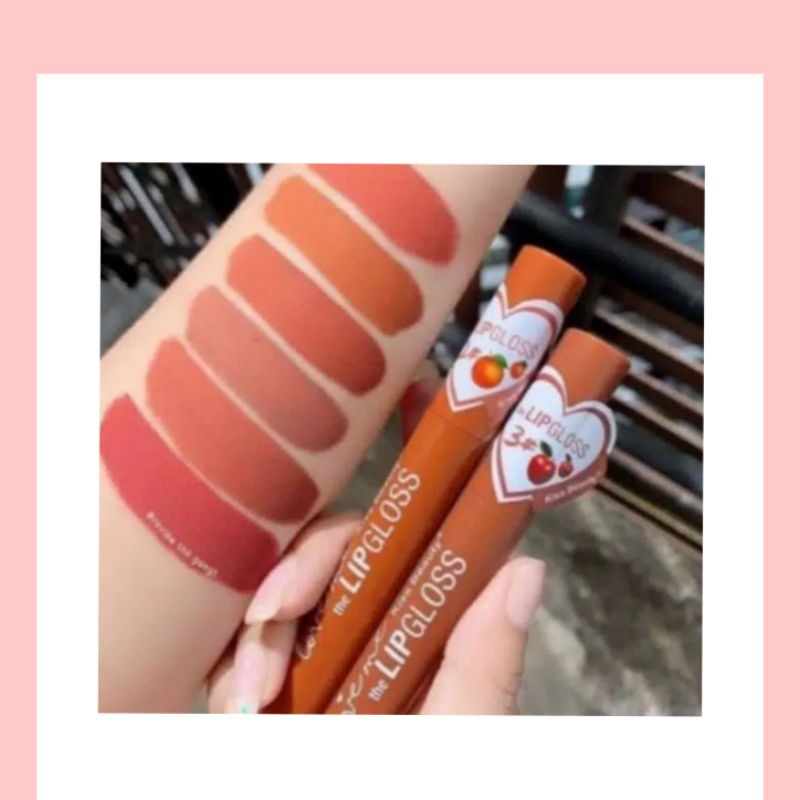 [ECER] LIPGLOSS LOVE ME HEART KISS BEAUTY