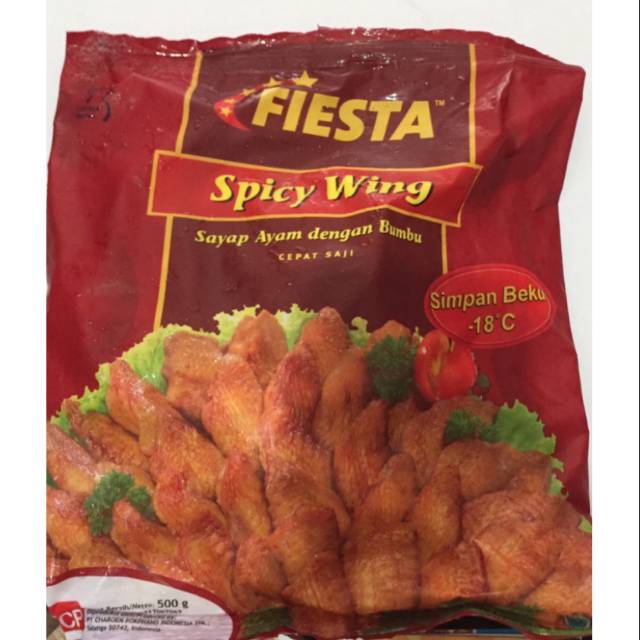 

Fiesta spicy wings 500gr