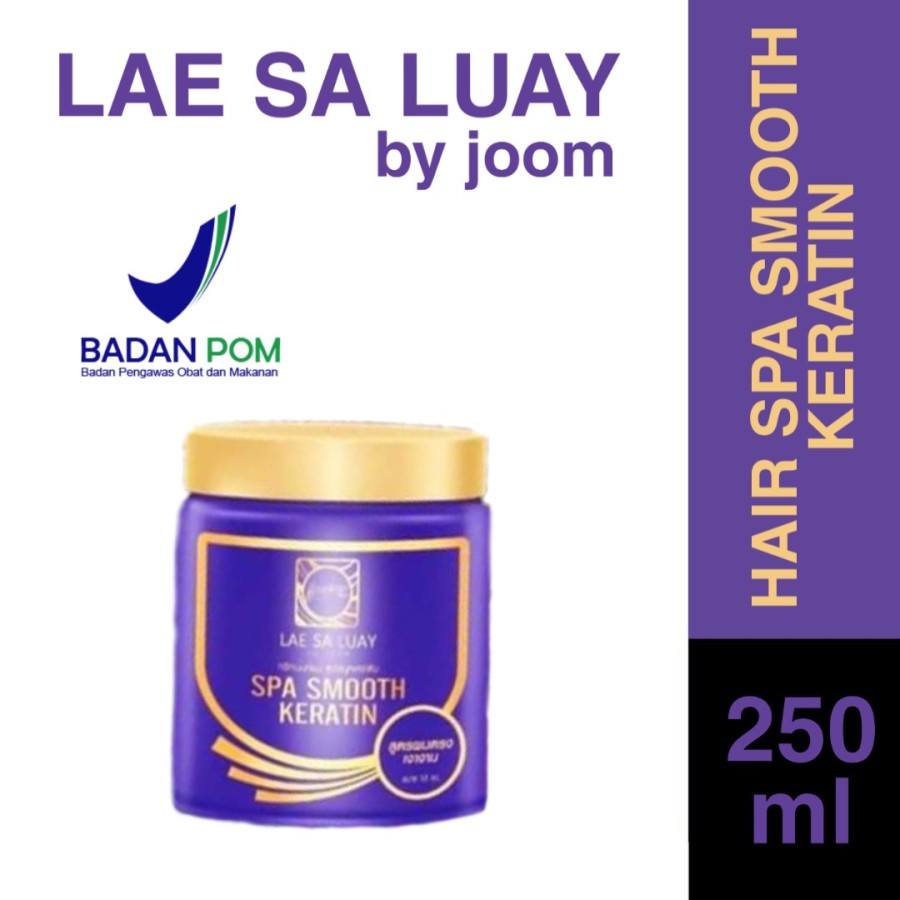 Huan - BPOM Lae Sa Luay Hair Spa Smooth Keratin / Masker Rambut / Creambath