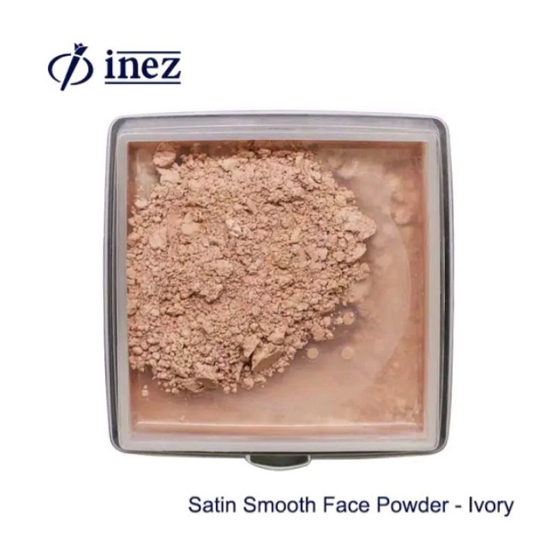 Bedak Tabur Original Inez Skin Linghtening Series Satin Smooth Face Powder