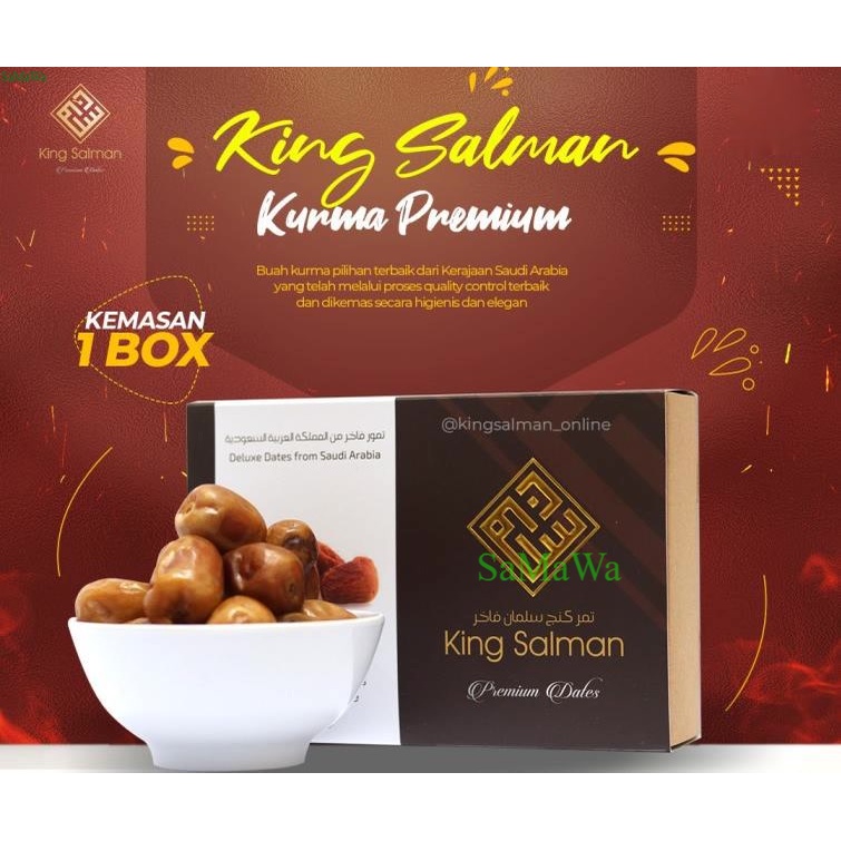 

Kurma Sukari/Kurma King Salman /Kurma Premium/VIP (1Box) Fresh 2022