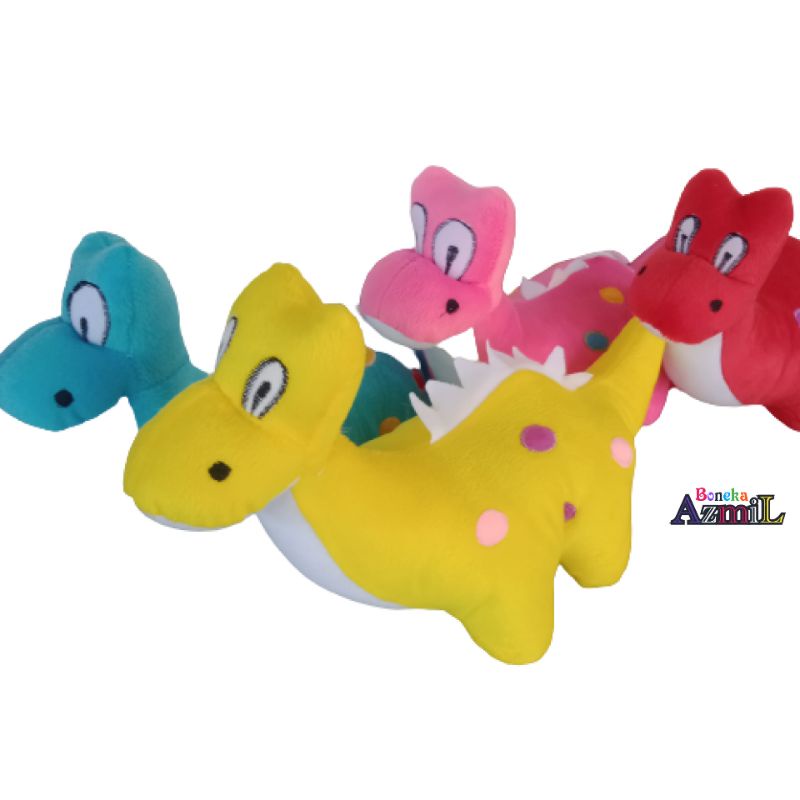 Boneka dinosaurus ukuran 35cm size m