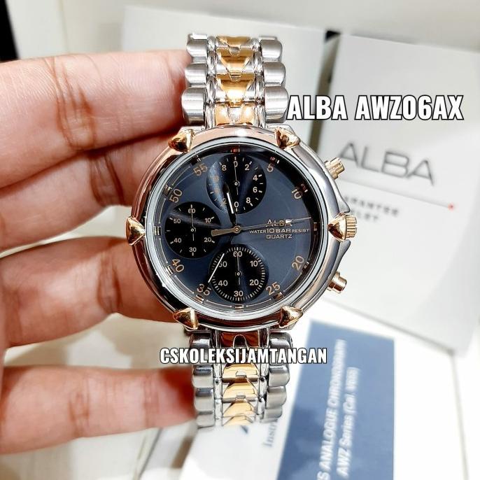 JAM TANGAN WANITA ALBA CHRONO AWZ06AX ORIGINAL GARANSI RESMI 1 TAHUN