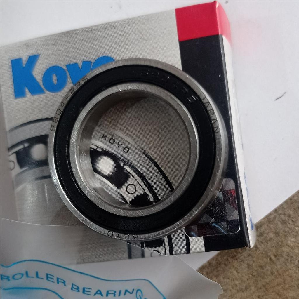 Bearing 6804 2RS Tutup karet laher 6804-2RS Koyo Asli Jepang ukuran 20 x 32 x 7