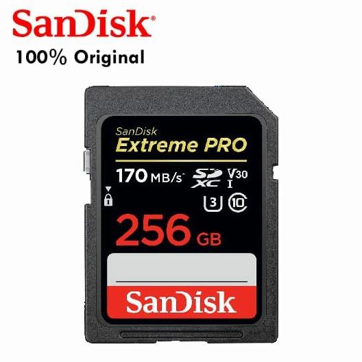 SANDISK SDCARD EXTREME PRO 256 GB 95 MB/S / EXTREMEPRO 256GB 95 MBPS