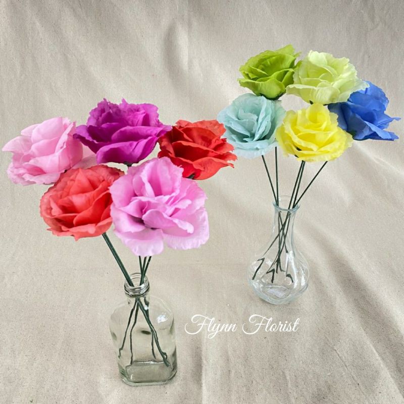Bunga Artificial Rose FL X1 Bunga Artificial / Bunga Plastik / Bunga Dekorasi / Pernikahan-1