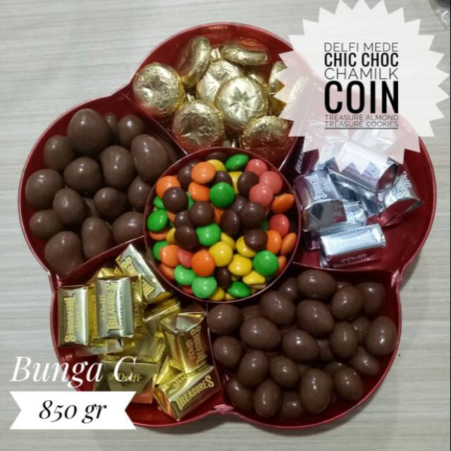 

coklat toples bunga C