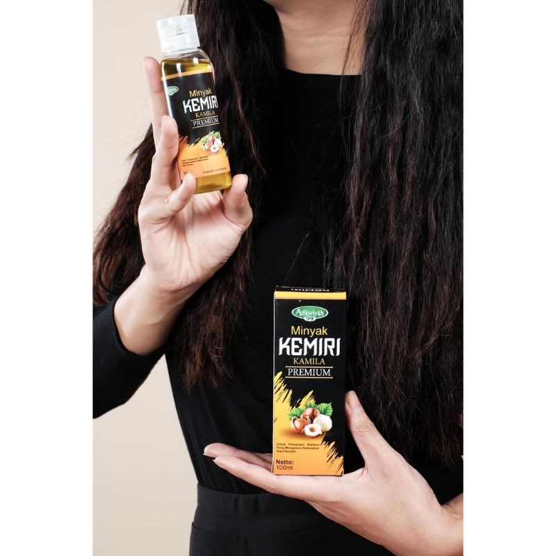 minyak kemiri kamila anti uban dan botak rambut rontok