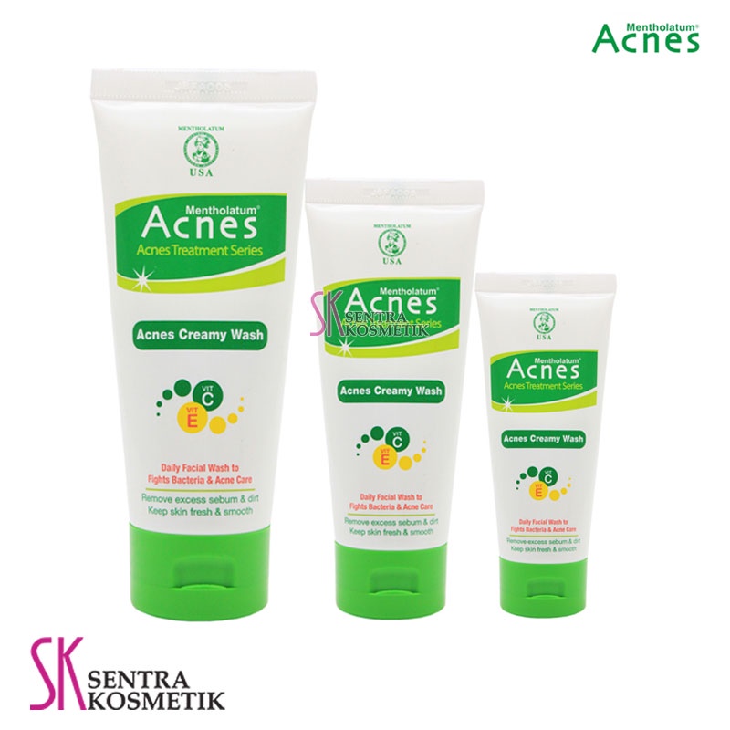 Jual ACNES Creamy Wash Facial Wash Acne 100gr | Shopee Indonesia