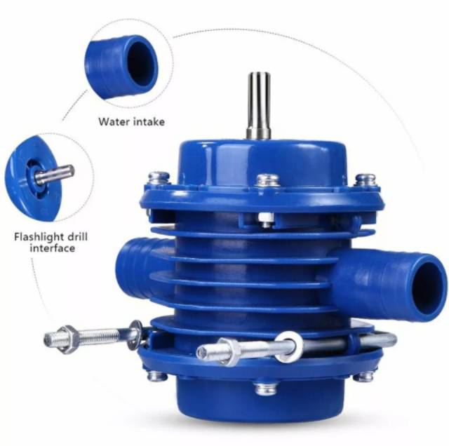 Water Drill Pump - Pompa Liquid Air Bahan Bakar Minyak, Oil, Kimia Pompa Cair Sentrifugal Serbaguna