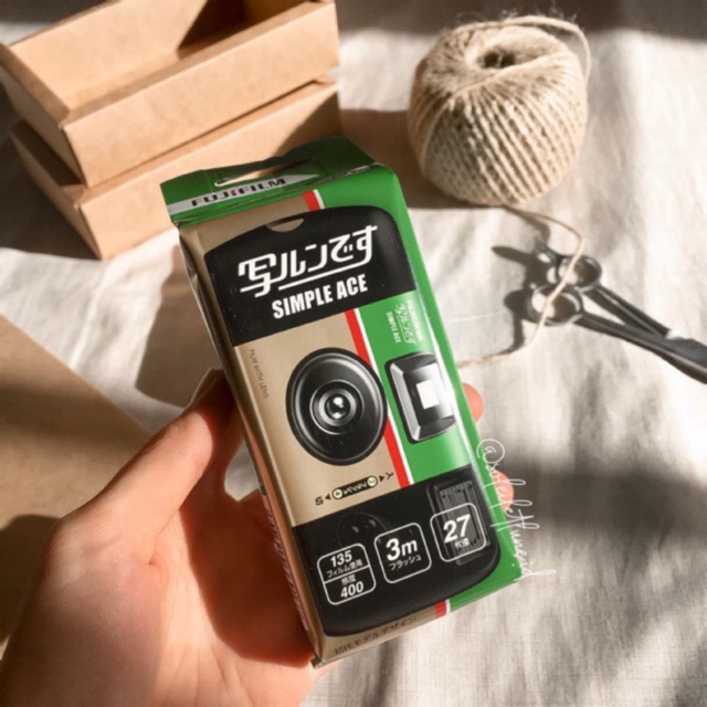 Fujifilm Simple Ace 400 Disposable Camera (ISO 400, 27 exp) Shopee