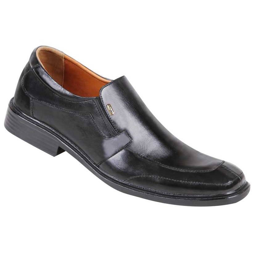 Zeintin - Sepatu Pantofel Hitam Pria Formal Kantor Leather Swedian Premium Original Zeintin ZX