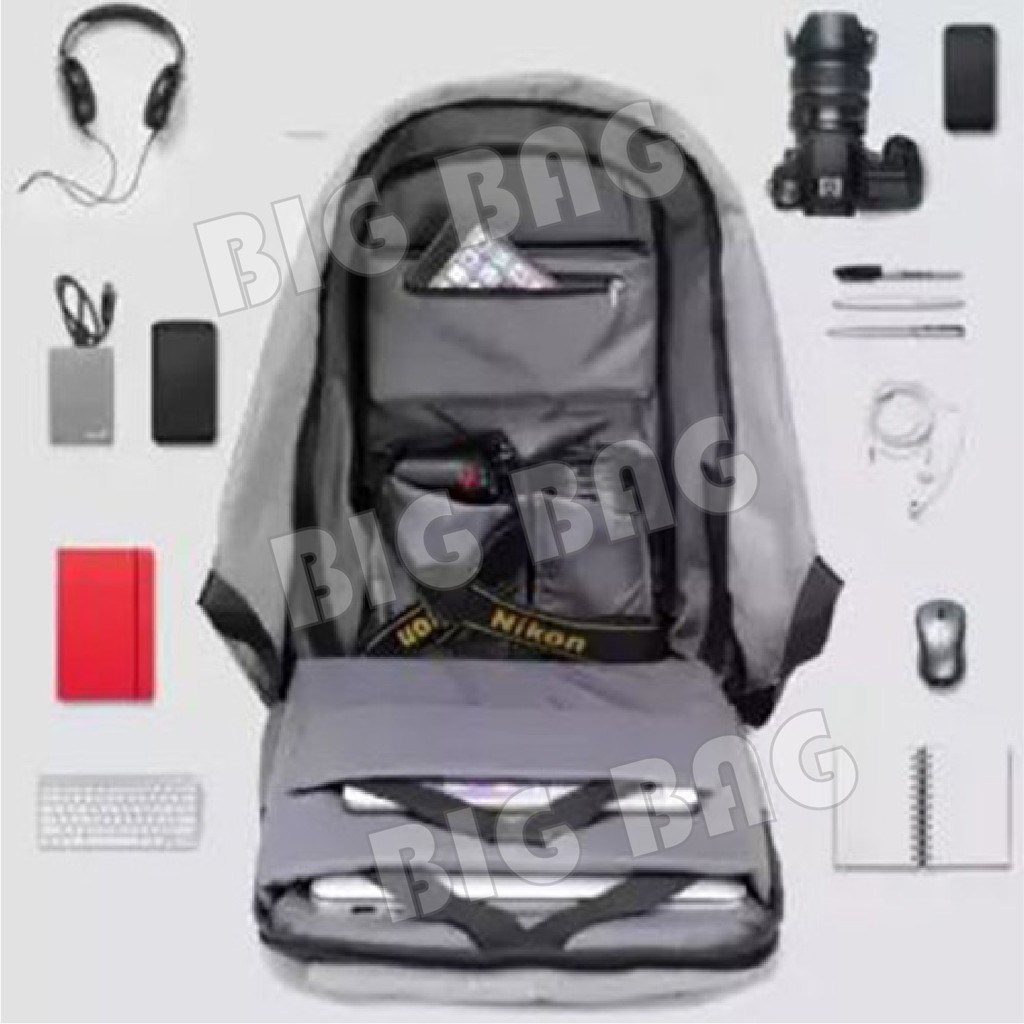 Gear Bag - Anti Theft Outdoor Dailypack Laptop  Backpack - Tas Ransel Anti Maling Laptop Travel Back