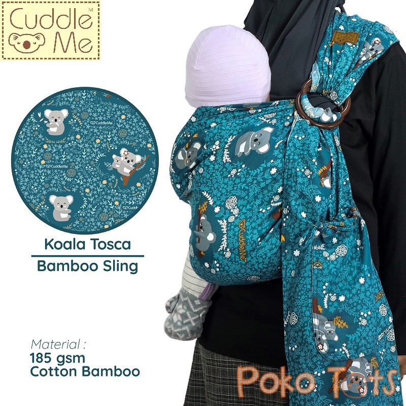 [PROMO] Cuddle Me Bamboo Ring Sling Gendongan Bayi CuddleMe Ringsling Kain Samping Jarik WHS