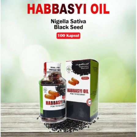 Habbasyi Oil Minyak Habbatusauda isi 100 Kapsul (Kapsul Minyak Jinten Hitam)