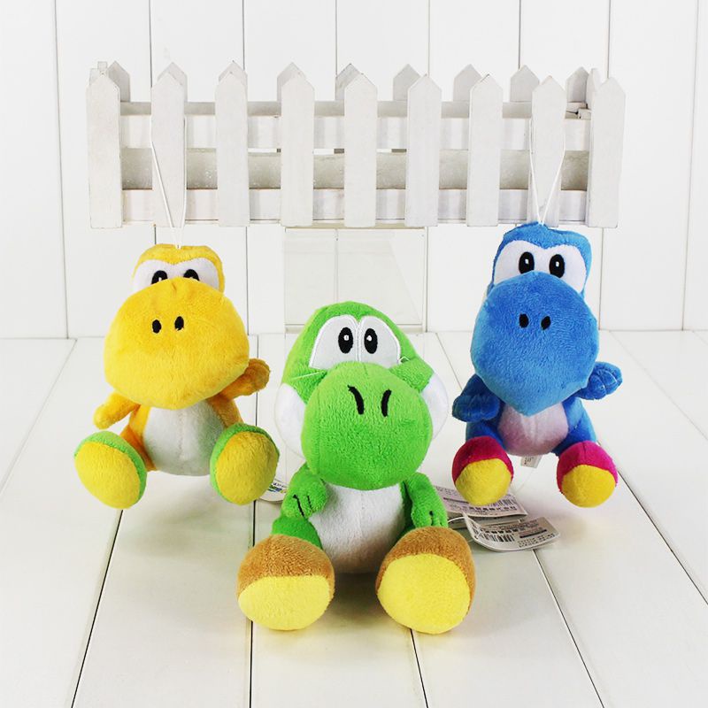 18cm Super Mario Bros Plush Yoshi Joeut Stuffed Animal Doll Soft Pendant Gift